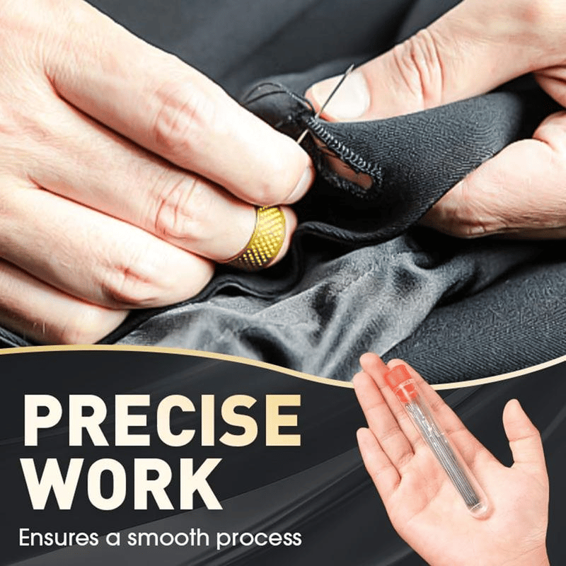 36PCS Big Eye Steel Needles, DIY Sewing & Quilting Kit for Handmade Projects