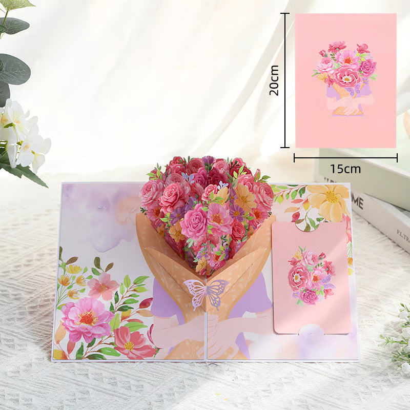 🌼💌Forever Bloom 3D Flower Card, A Gift That Never Fades