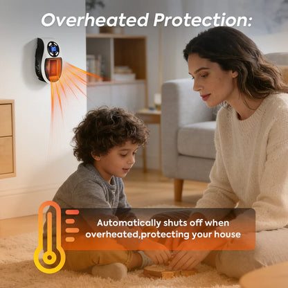 🔥Wall Outlet Space Heater with LED Display