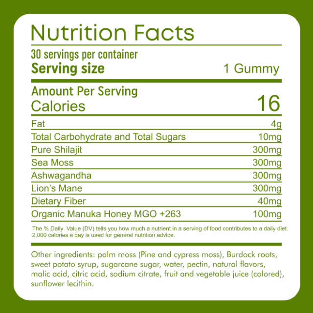 Ateticime 4-in-1 Vitality Gummies