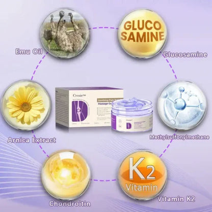 Curcumin & Emu Oil Pain Gel – 🏥Backed by US Osteopathic Experts