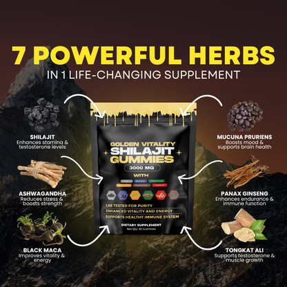 Ateticime Shilajit Gummies（Mixed Packaging Of Old And New）