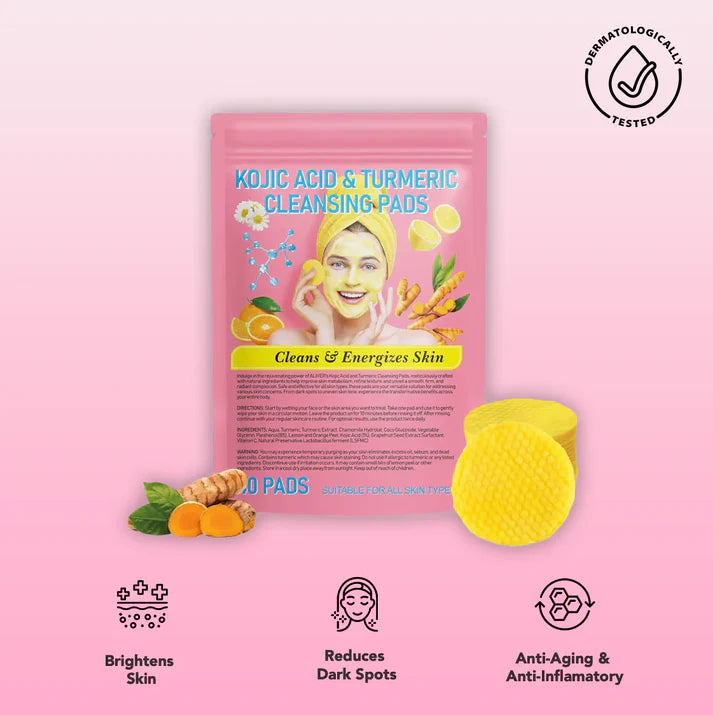 Turmeric Kojic Acid Cleansing Pads