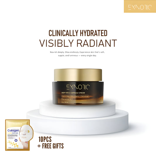 Exnotic—Gel With Vitamin C Capsule Cream