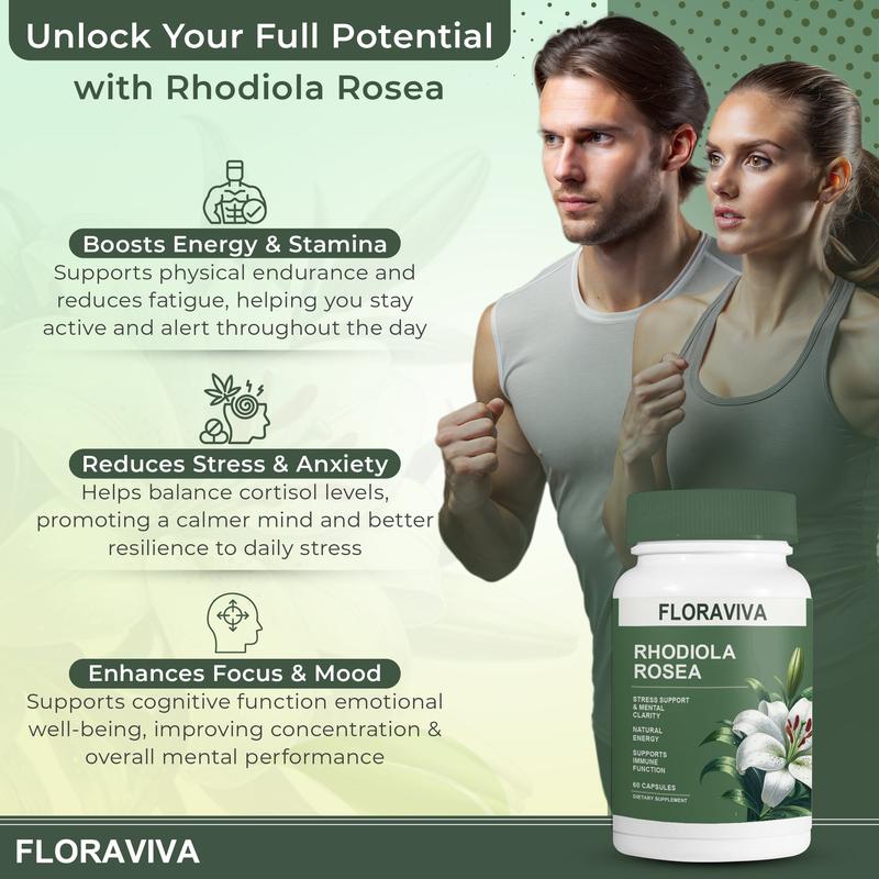 Floraviva Rhodiola Rosea Capsules