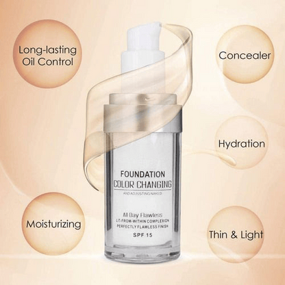 Colour Changing Mature Skin Foundation