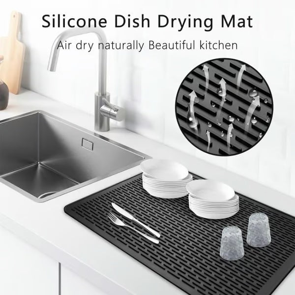 500°F/220°C Heat-Resistant Silicone Stove Cover Mat & Utensils
