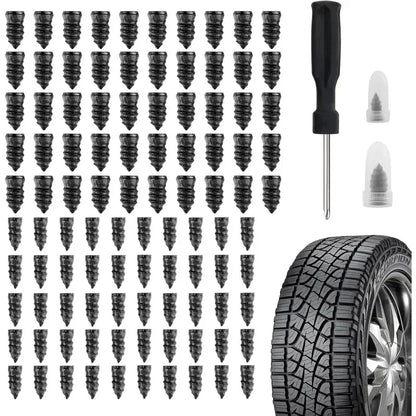 One-second tire repair🚗Vacuum Tire Mending Nail