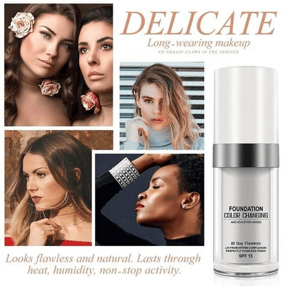 Colour Changing Mature Skin Foundation