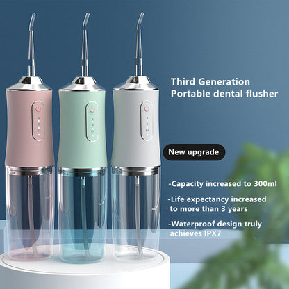 PORTABLE ORAL IRRIGATOR WATER FLOSSER
