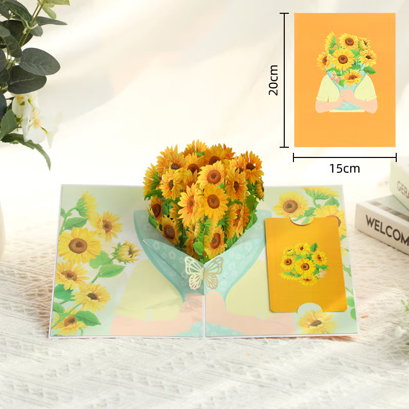 🌼💌Forever Bloom 3D Flower Card, A Gift That Never Fades