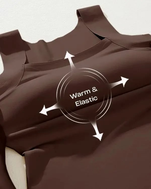 🔥💐 Women’s U-Neck Thermal Tank Top, Built-In Bra