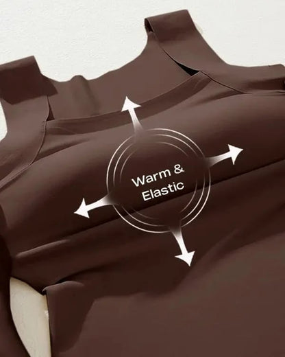 🔥💐 Women’s U-Neck Thermal Tank Top, Built-In Bra