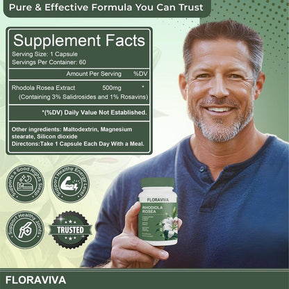 Floraviva Rhodiola Rosea Capsules