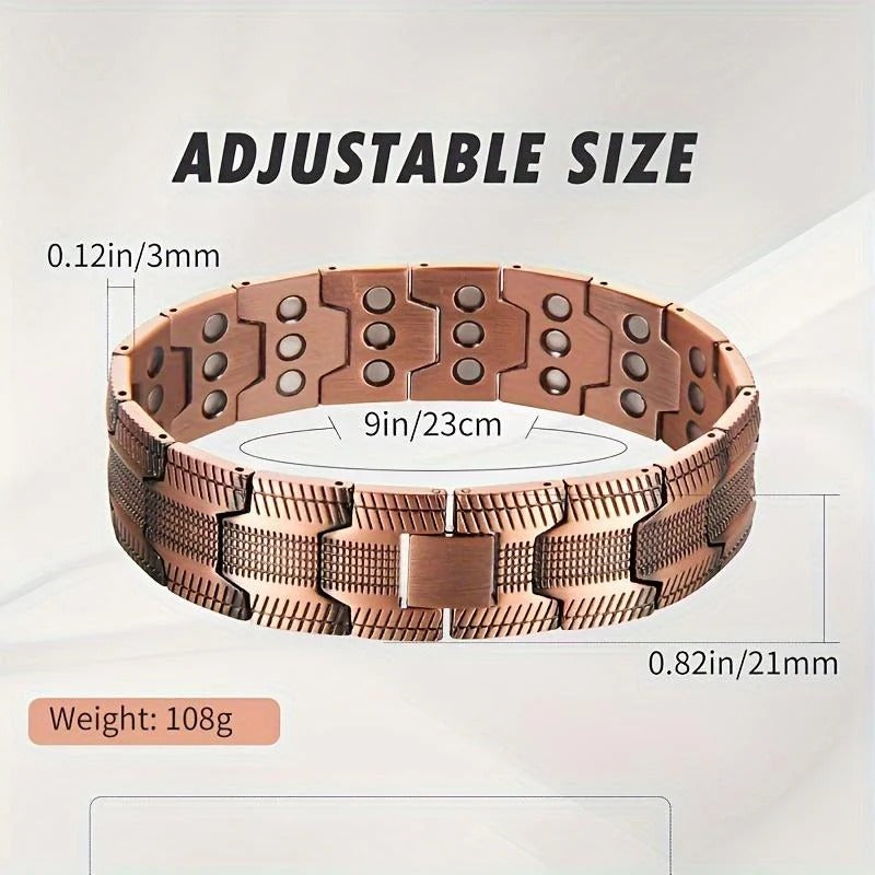 Copper magnetic bracelet——Relieve fatigue and promote blood circulation✨